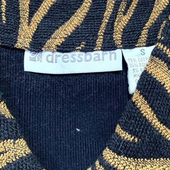 Vintage 90s Vest Safari Zebra Animal Print Button Down Tan Black Tapestry Shirt - Picture 8 of 9